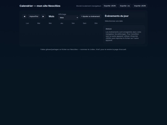 index screenshot
