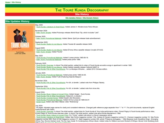 site-history screenshot