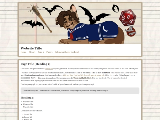 page-d screenshot