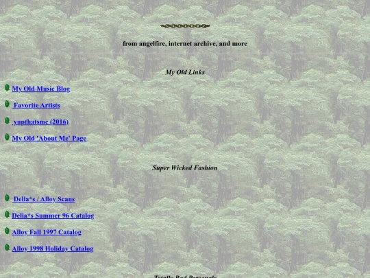 links screenshot