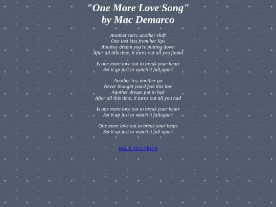 onemorelovesong screenshot