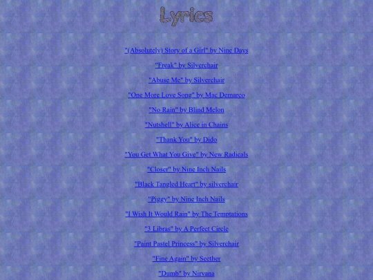 songlyrics screenshot