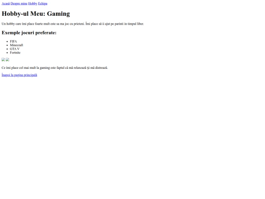 Hobby screenshot