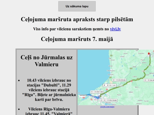 marsruts screenshot