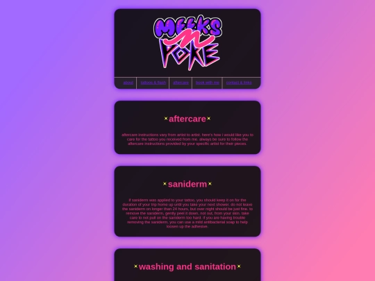 aftercare screenshot