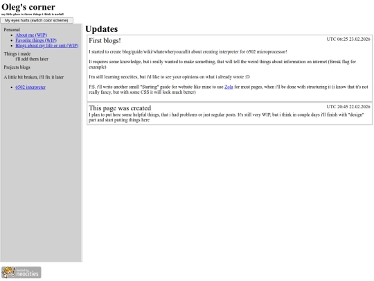 index screenshot
