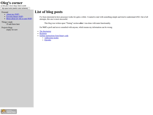 projects/6502interpreter screenshot