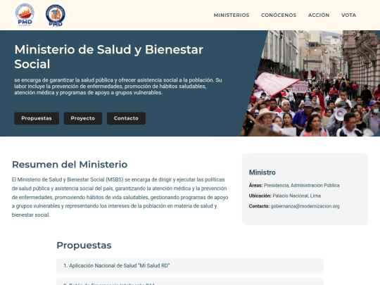 Ministerios/MSBS screenshot