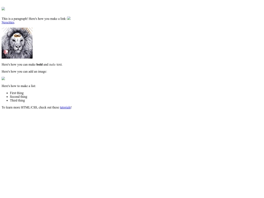 index screenshot