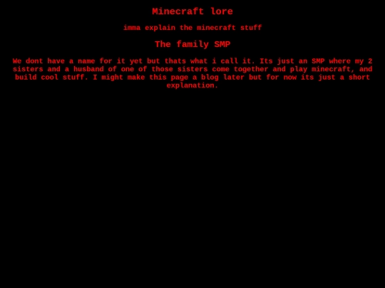 Lore screenshot