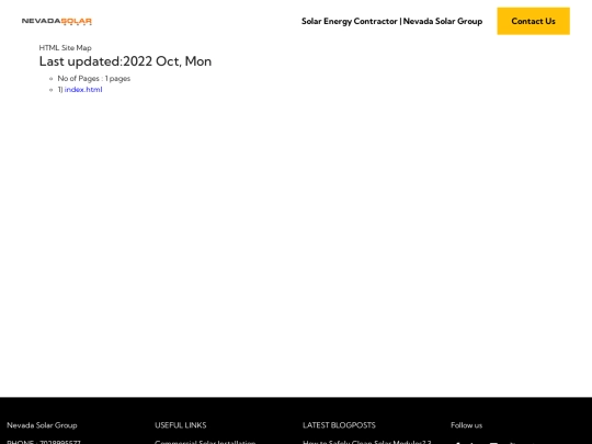 sitemap screenshot