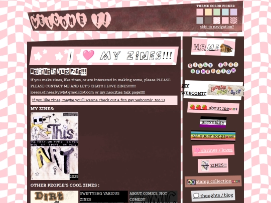 zines screenshot
