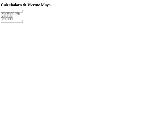 Calculadora screenshot