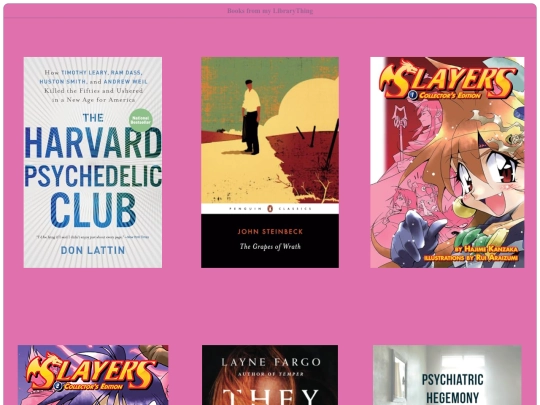 front page clicks/books screenshot
