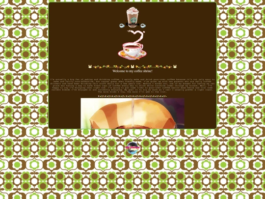 front page clicks/coffee screenshot