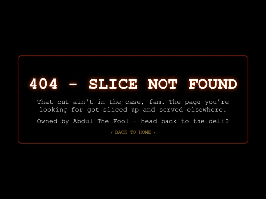 not_found screenshot