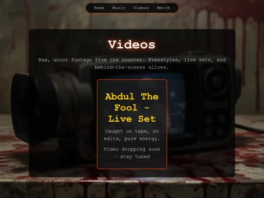 videos screenshot