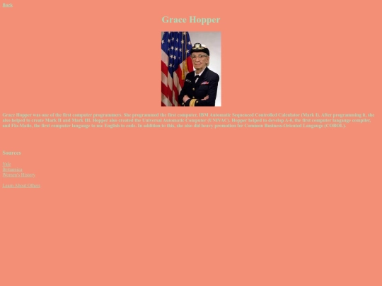 GraceHopper screenshot