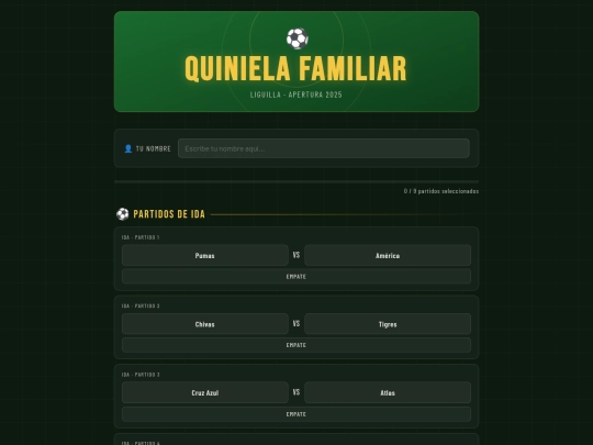 quinela screenshot