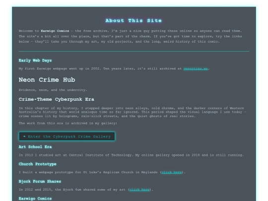 aboutme screenshot
