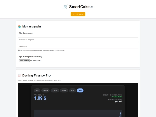 SmartCaisse screenshot