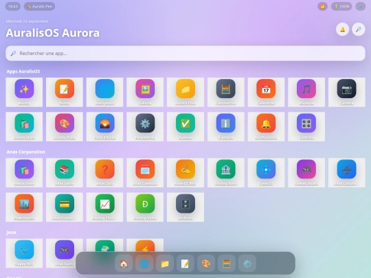 auralisos/aurora screenshot