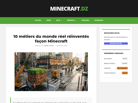 minecraft.dz/articles/10-metiers-du-monde-reel-reinventes-facon-minecraft screenshot