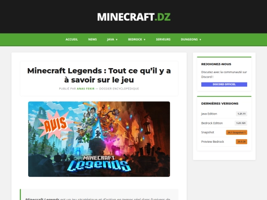 minecraft.dz/articles/minecraft-legends screenshot