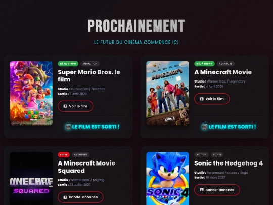 projets/movies screenshot