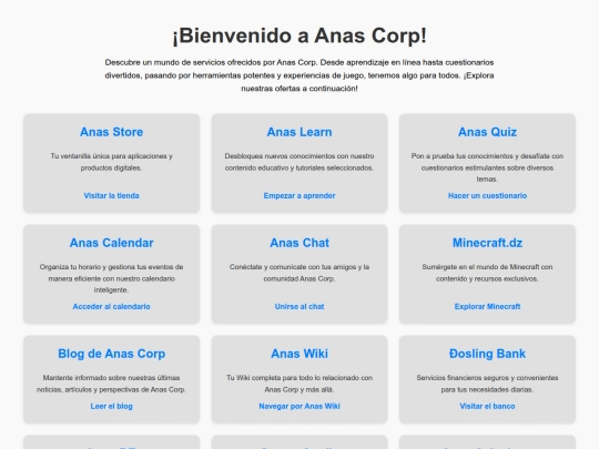 site/es screenshot