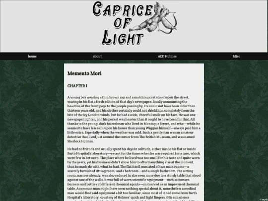main/MementoMori.html/chapterone screenshot