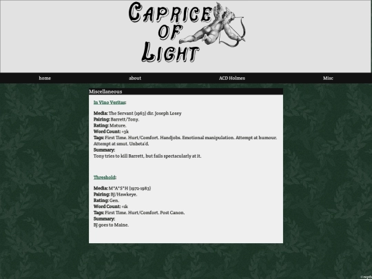 main/Misc screenshot
