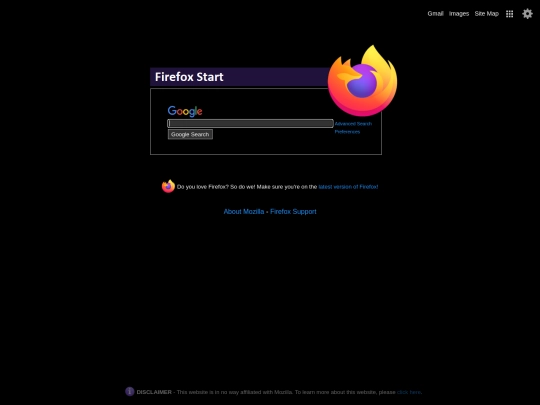 FirefoxStartDarkMode screenshot