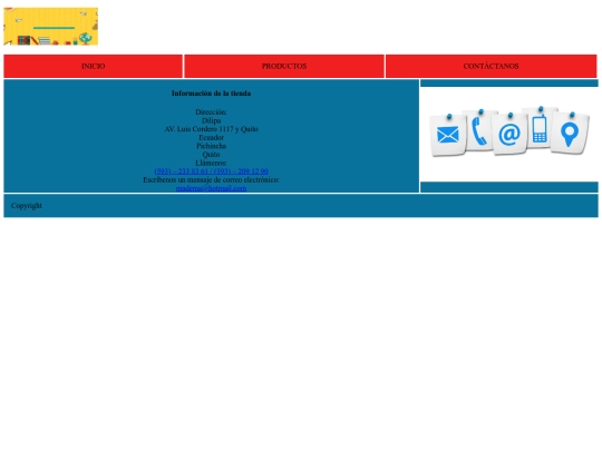 html/Contactos screenshot