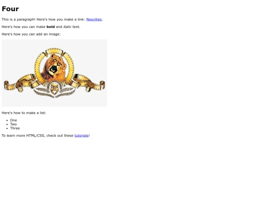 about.four screenshot