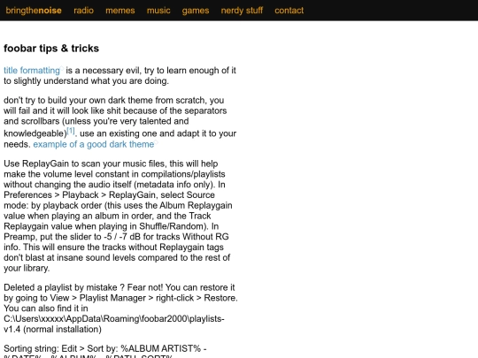 nerdy-stuff/foobar screenshot