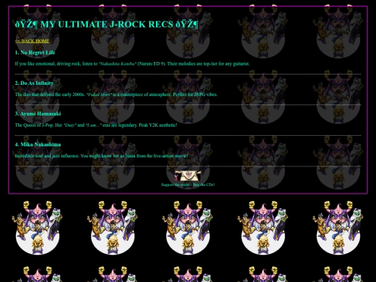 bands screenshot