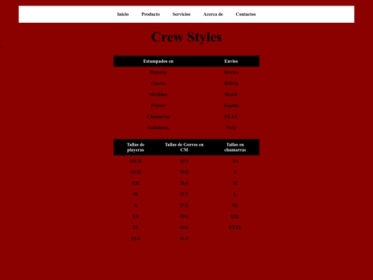 Servicios screenshot