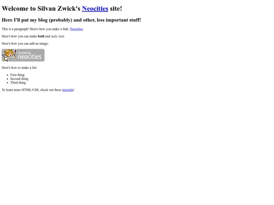 index screenshot