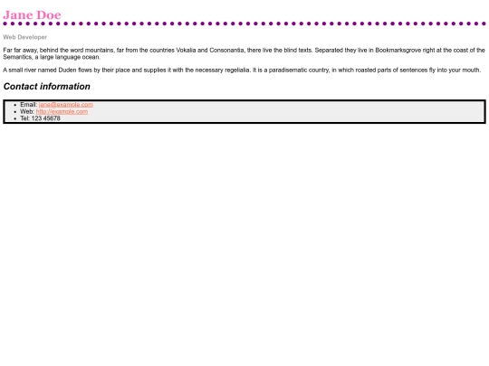 learningcss/challenge1 screenshot