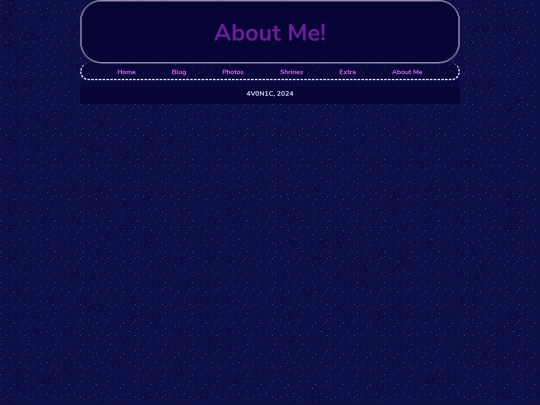 aboutme screenshot