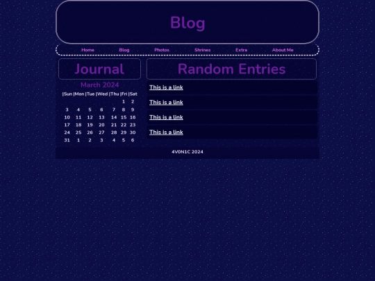 blog screenshot