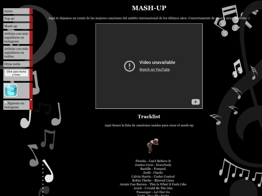 mashup screenshot