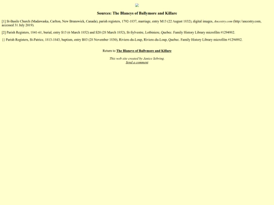 blaney/footnotes/f_blaneys screenshot