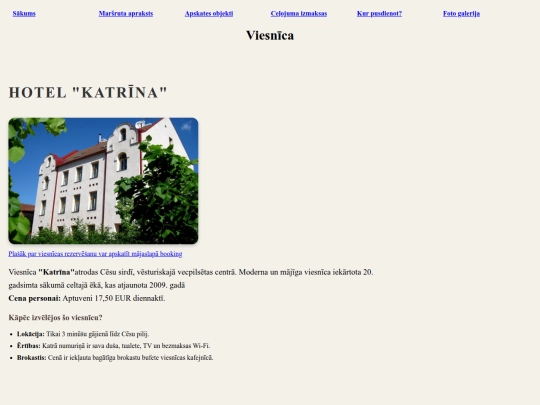 ekskursija/viesnica screenshot