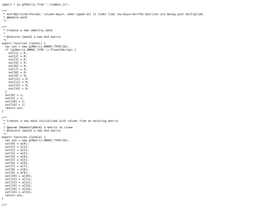 vec4.js screenshot