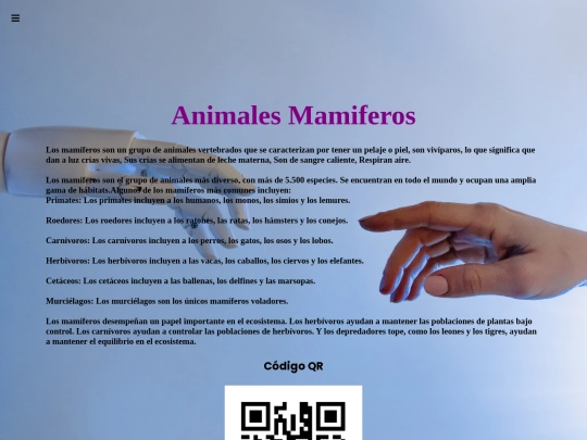 mamiferos screenshot