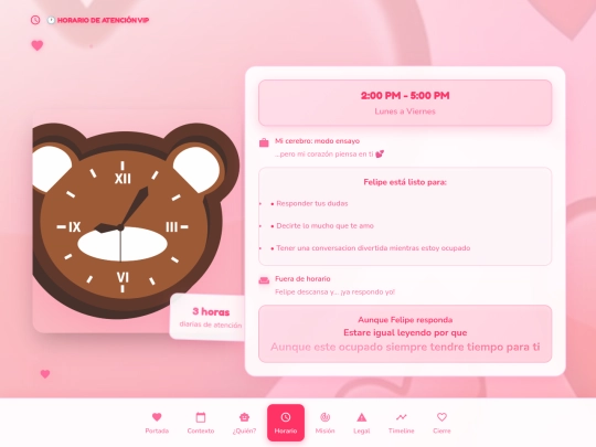 horario screenshot