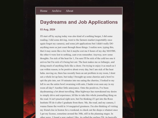 posts/2024-08-03-Daydreams-and-Job-Applications screenshot