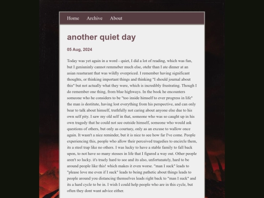 posts/2024-08-05-another-quiet-day screenshot